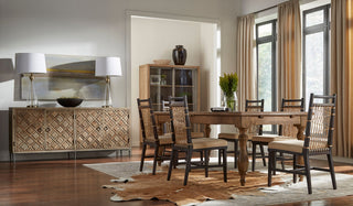 Fender String Mahogany Upholstered Dining Chair, Black