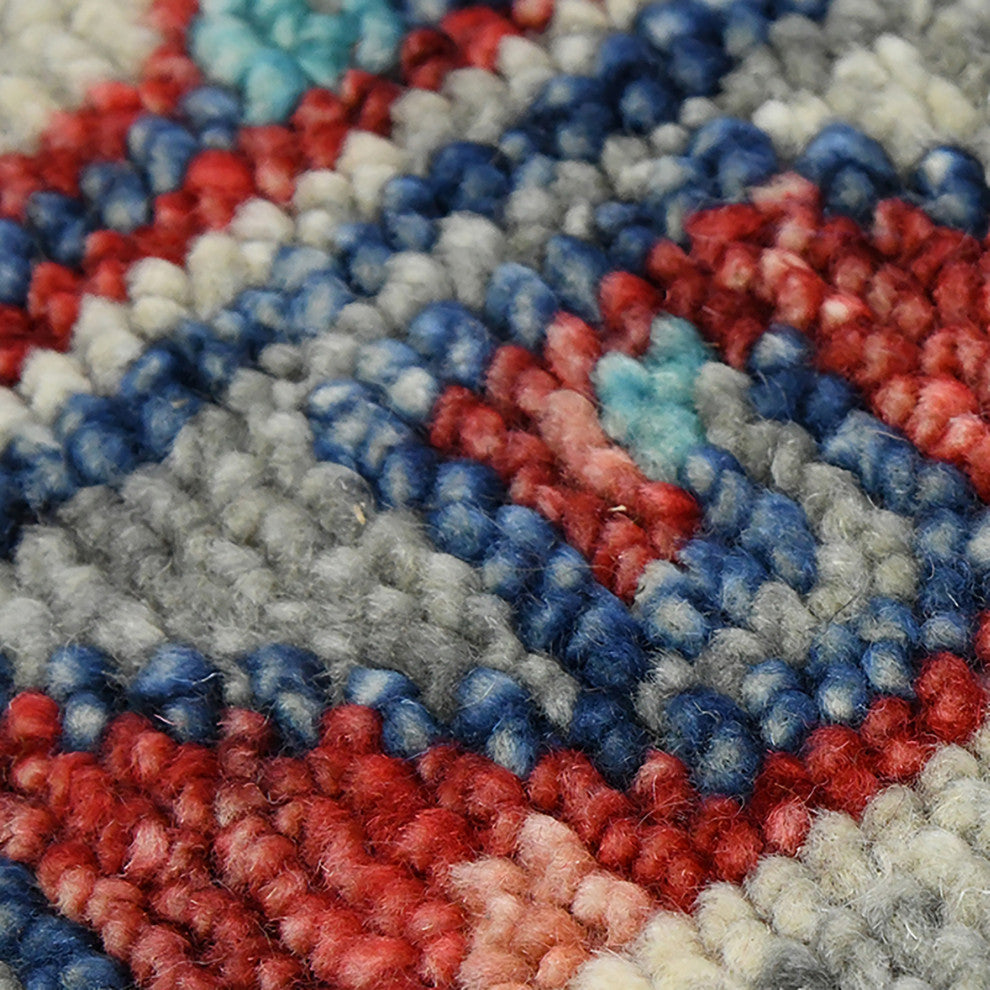 Willow Mesa Area Rug, Silver, 10' x 14', Tribal