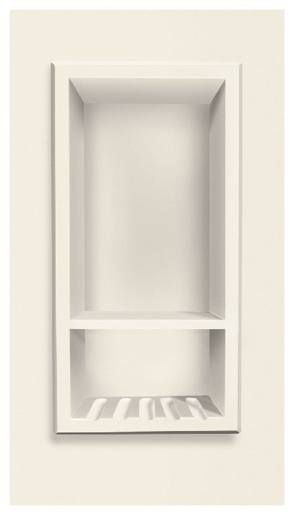 Decor 7-1/2"x15" Recessed Shampoo Caddy, Cameo