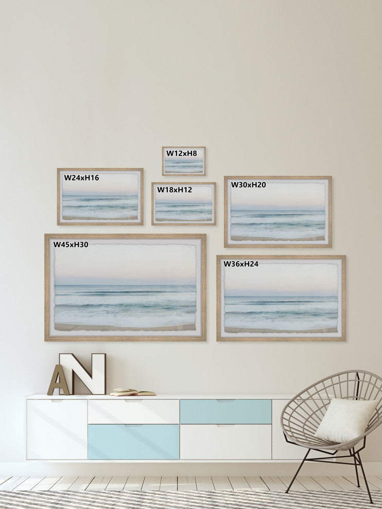 "Ocean Is Magical" Framed Painting Print, 36x24