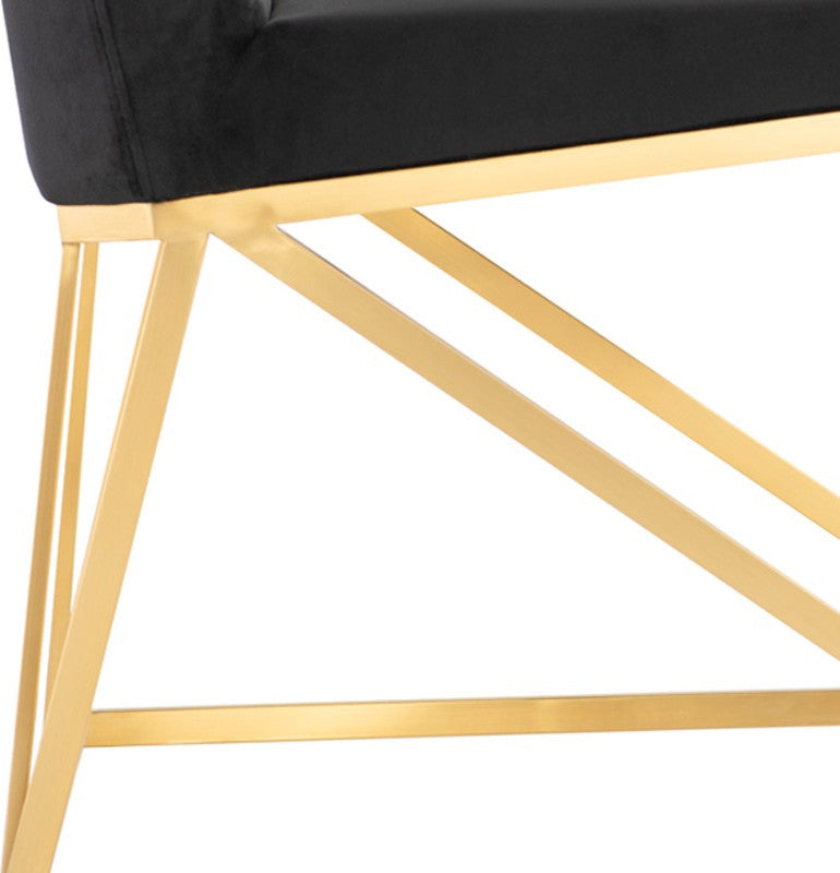 Caprice Black Fabric Dining Chair, HGTB588