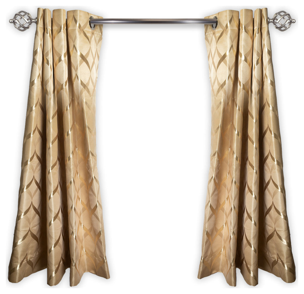 Sepia Curtain, 56"w X 63"h