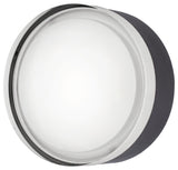 Emma LED Vanity Light, Black, 6"