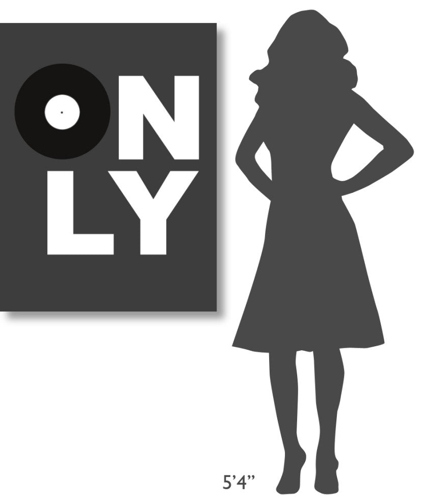 "Only Vinyl Poster 3" Fine Art Print