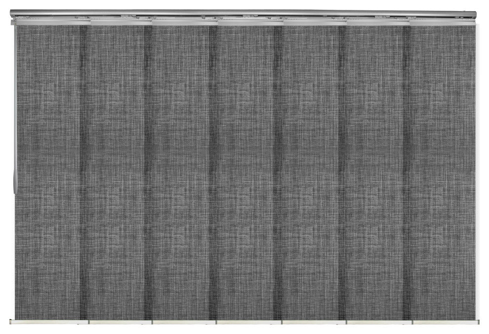 Lizbeth 7-Panel Track Extendable Vertical Blinds 110-153"W