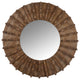 Tribal Wooden Round Wall Mirror