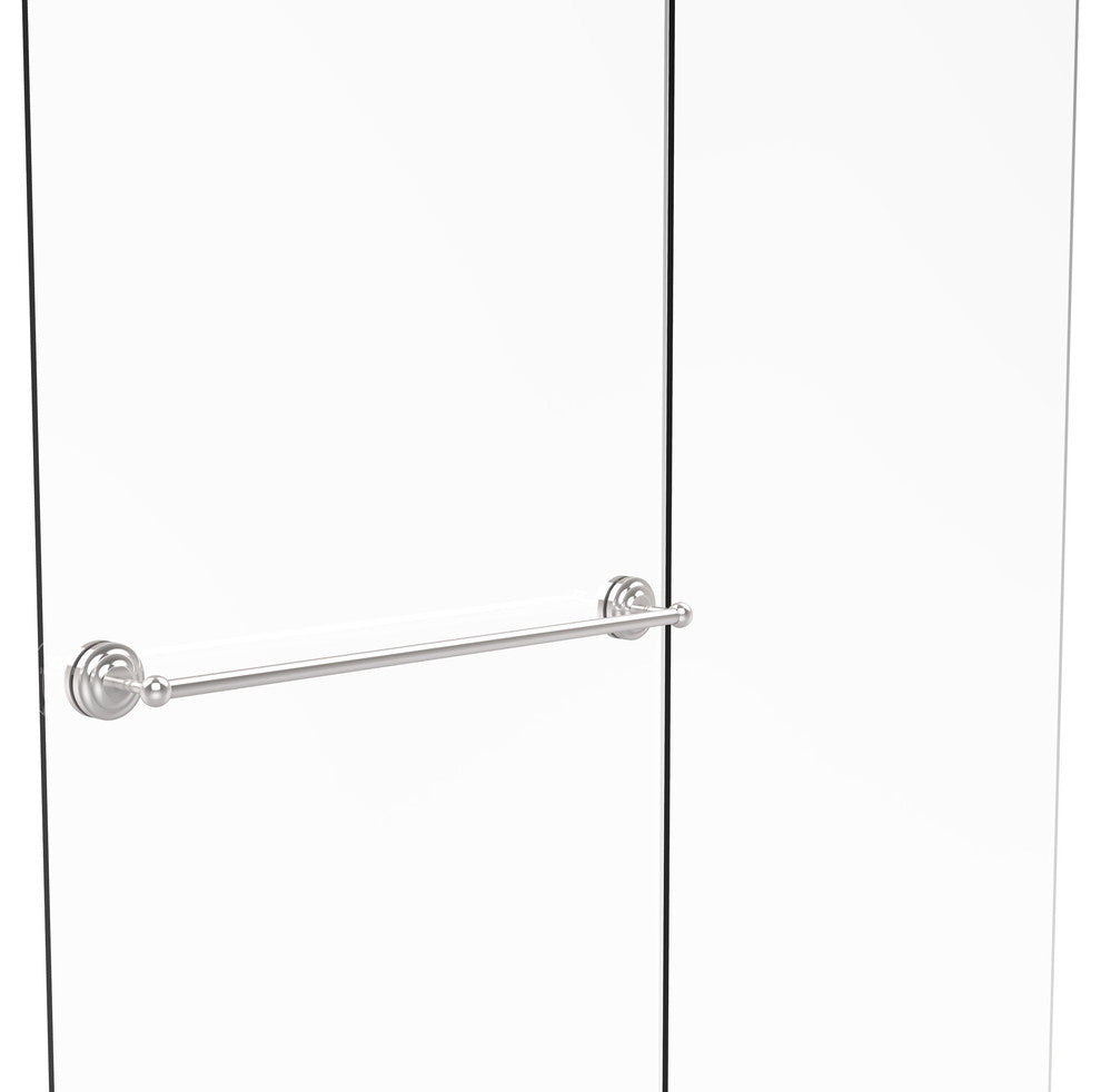 Que New 30" Shower Door Towel Bar, Polished Chrome