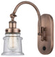 Innovations 918-1W-AC-G184S 1-Light Sconce, Antique Copper