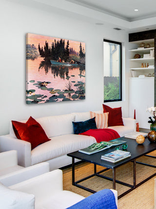 "A Fine Catch" Painting Print on Wrapped Canvas