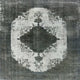 Ahgly Company Indoor Square Mid-Century Modern Area Rugs, 4' Square