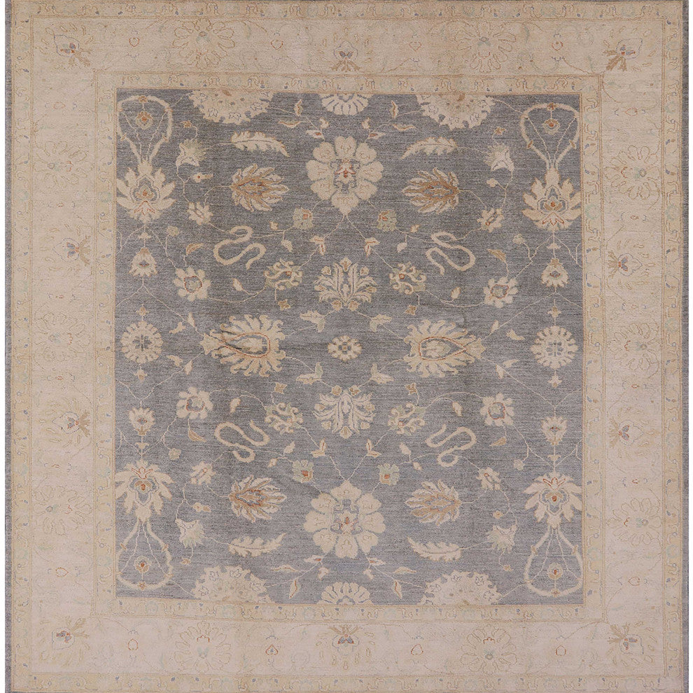 Ahgly Company Indoor Square Mid-Century Modern Area Rugs, 8' Square