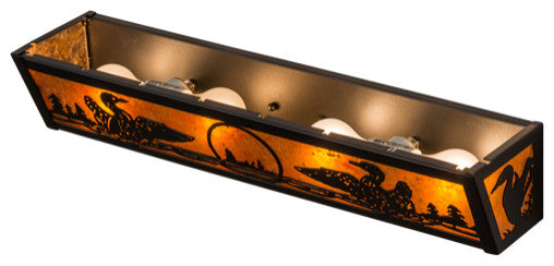 24"W Loon Vanity Light