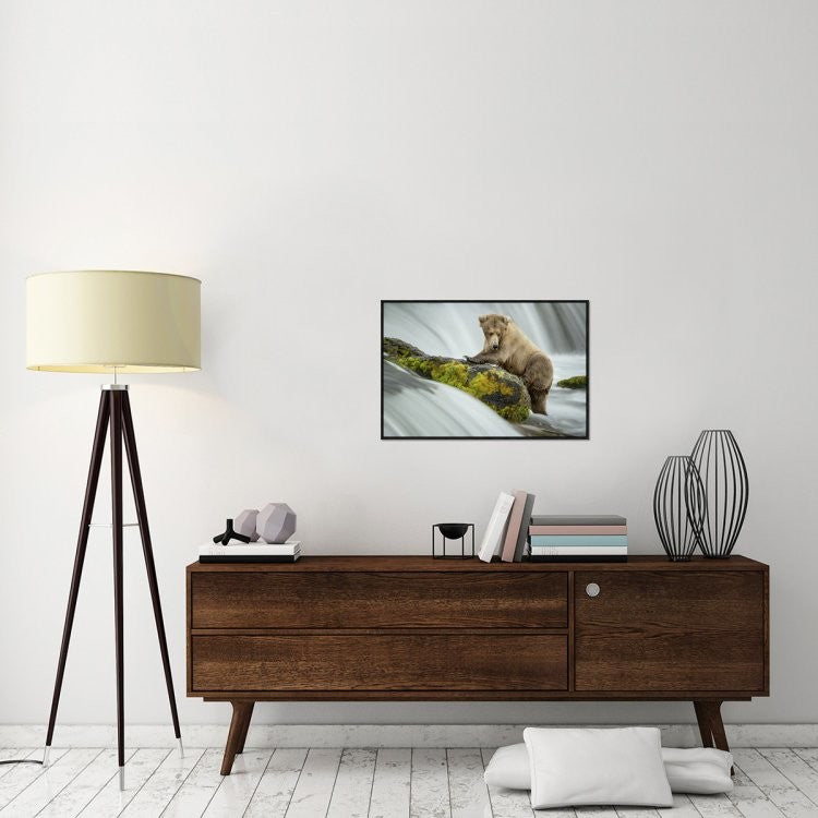 "Left Wanting" Framed Canvas Giclee by Renee Doyle, 31x21"