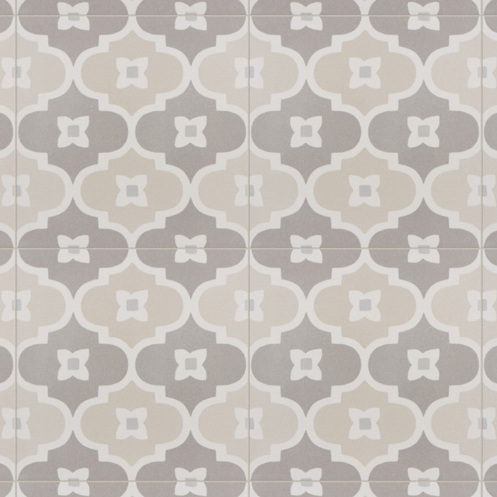 Caprice Pastel Bowtie Porcelain Floor and Wall Tile
