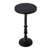 Heidi 12" W Round All Metal Pedestal Base End Table