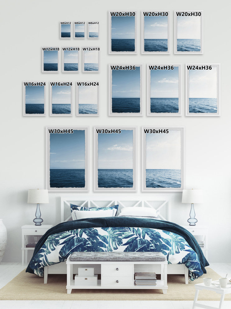 Endless as the Ocean Triptych, Set of 3, 12x18 Panels