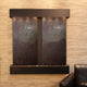 Aspen Falls Water Fountain, Multi-Color, Blackened Copper, Square