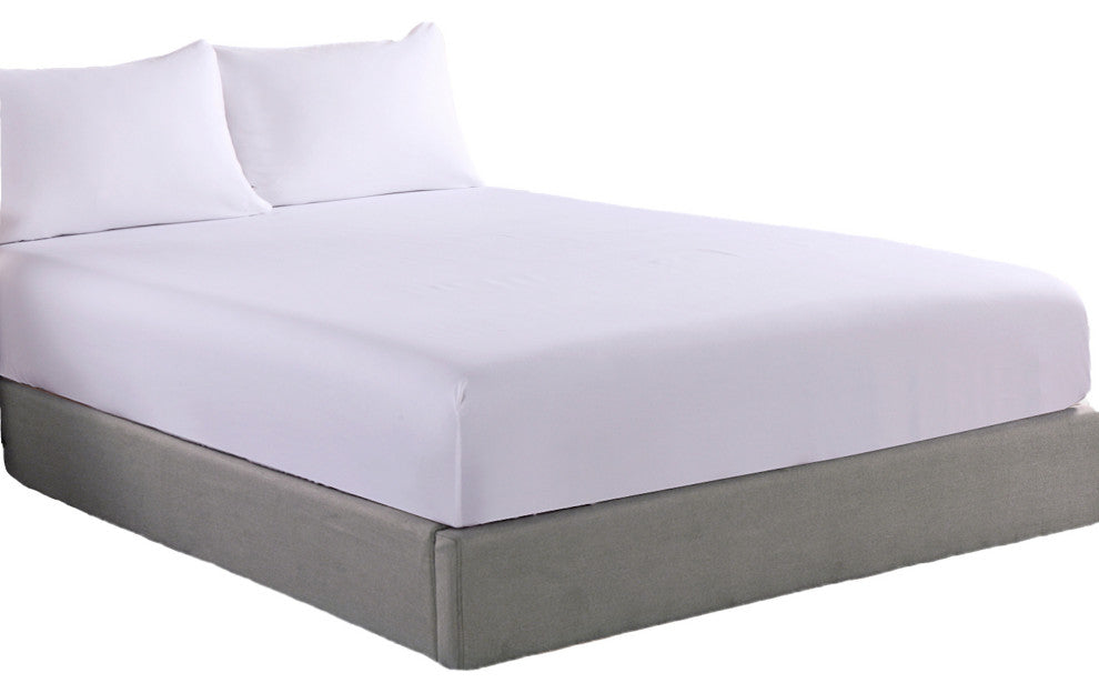 Lotus Home Microfiber Water and Stain Resistant Fitted Bed Protector Set, King