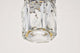 Paris LED Light Gold Pendant Clear Royal Cut Crystal