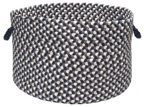 Colonial Mills Basket Sidney Nursery Blue Gray Round