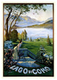 "Lago di Como" Digital Paper Print by Elio Ximenes, 30"x42"