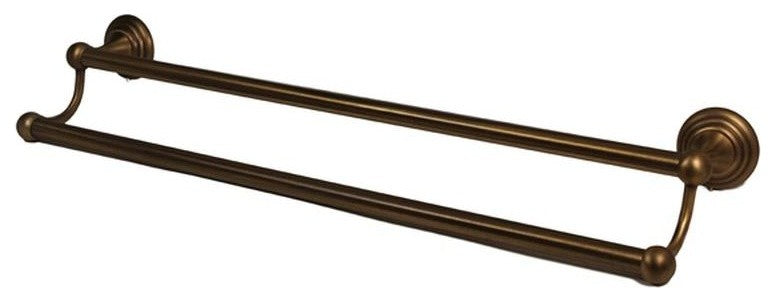 Alno Double Towel Bar in Antique English Matte