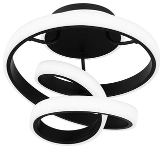 Quoizel PCAVI1713 Platinum 13"W LED Semi-Flush Ceiling Fixture - Polished