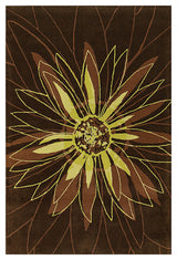 Dharma Contemporary Area Rug, 7'9"x10'6" Rectangle