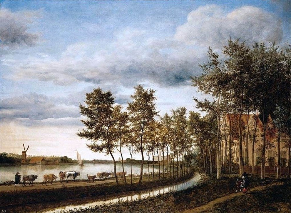 The Younger Cornelis Hendricksz Vroom Drovers With their Animals Wrapped Canvas