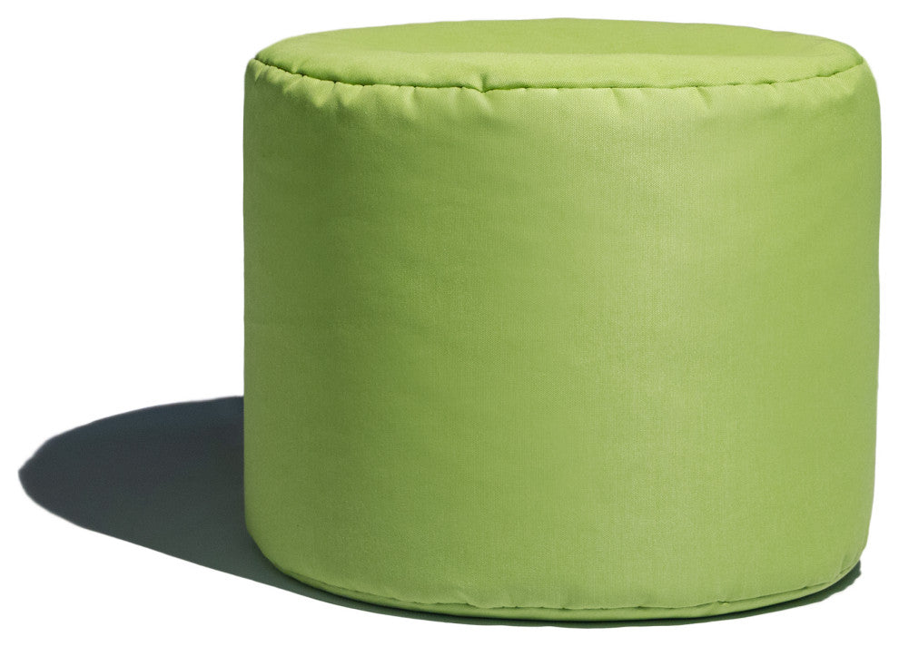 Sunbrella Outdoor Patio Bean Bag Pouf, Parrot