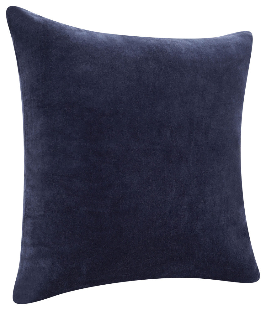 Stacy Garcia Blue Velvet Handmade Throw Pillow
