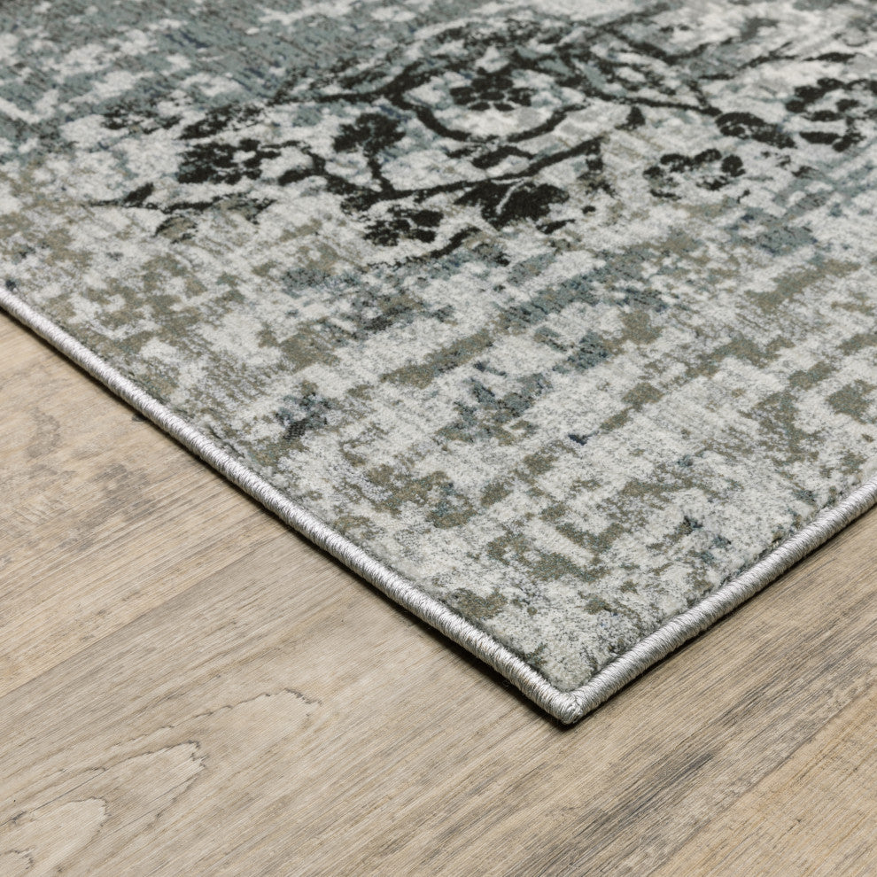 Oriental Weavers Gemini 001X2 Abstract Rug, Beige, 6'7"x9'6"