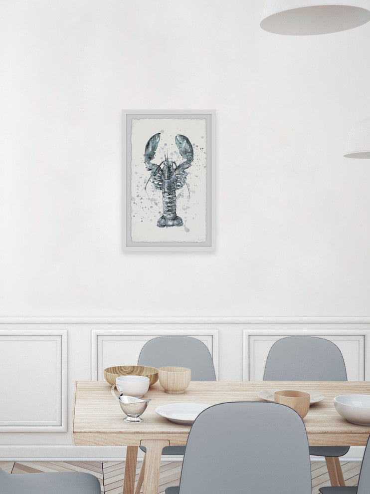 "Mighty Gray Lobster" Framed Painting Print, 20"x30"