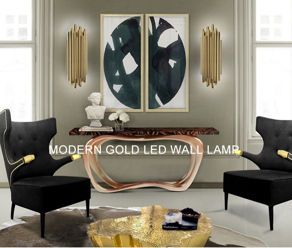 Kusnacht | Modern Polished Steel Wall lamp