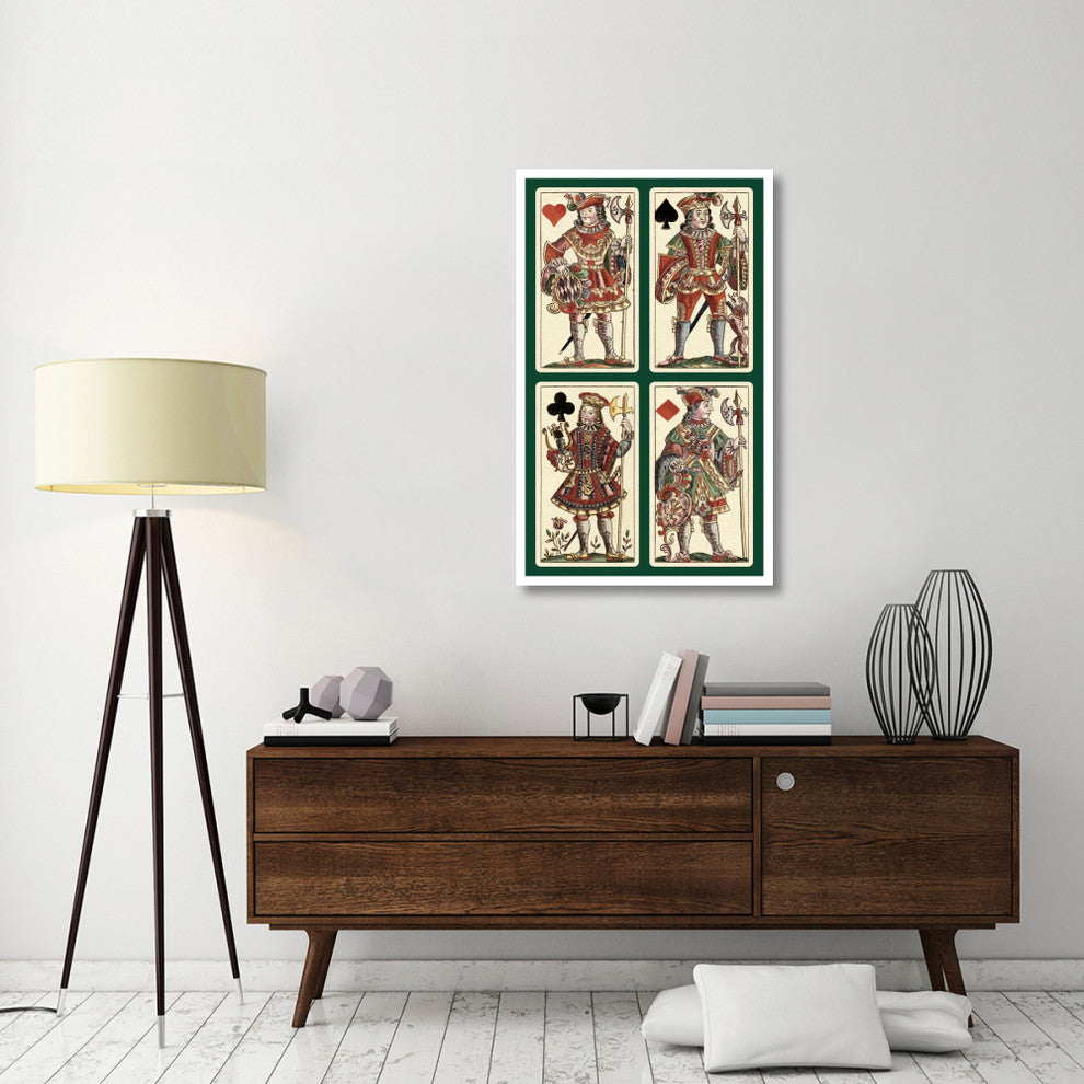 "Knaves (Bauern Hochzeit Deck)" Print by Andreas Benedictus GÃŒÂ¦bl, 28"x46"