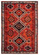Safavieh Vintage Hamadan Vth293P Traditional Rug, Orange and Red, 5'3"x7'6"