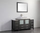 Vanity Art Vanity Set With Vessel Sink, Espresso, 60", Led Sensor-Switch Mirror
