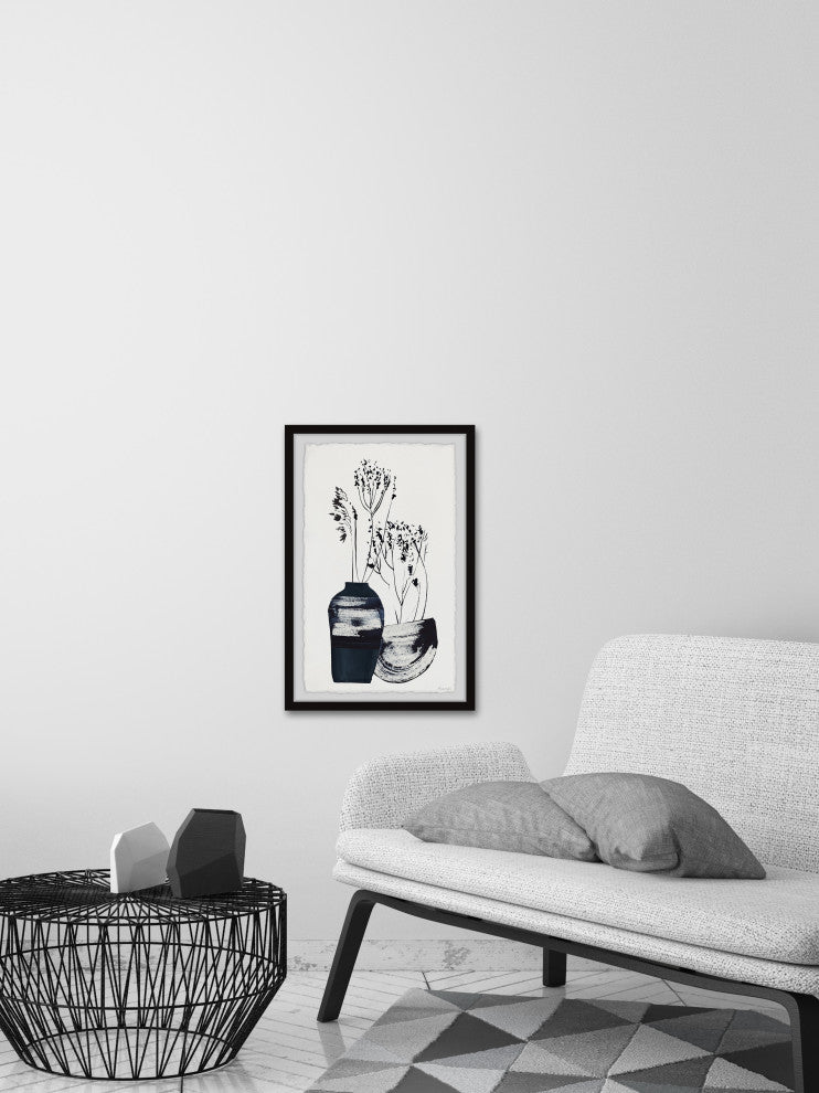 "Wildflower Vases" Framed Painting Print, 12x18