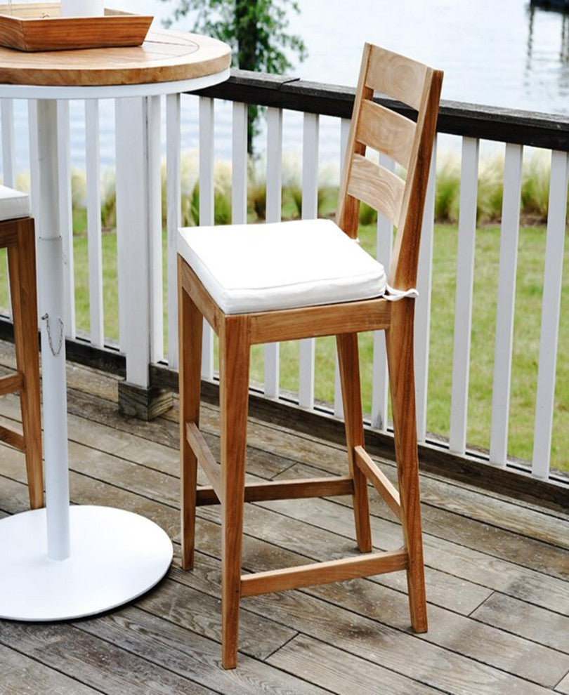 Catalina Teak Outdoor Bar Chair