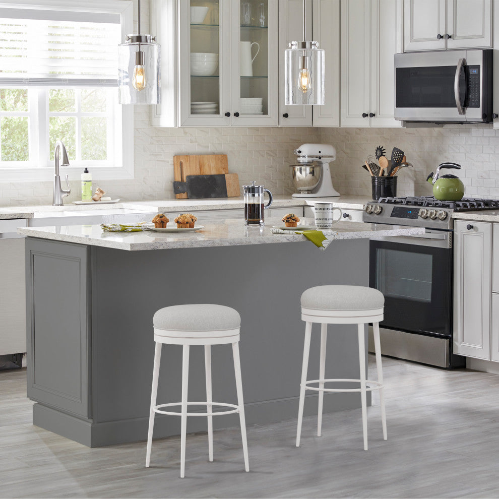 Hillsdale Aubrie Metal Swivel Stool, Counter Height