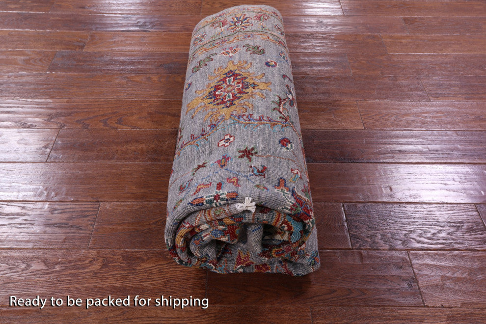 Persian Tabriz Hand-Knotted Rug 5' 2" X 6' 11" Q11323