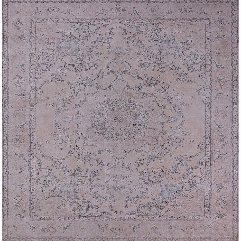 Ahgly Company Indoor Square Mid-Century Modern Area Rugs, 3' Square