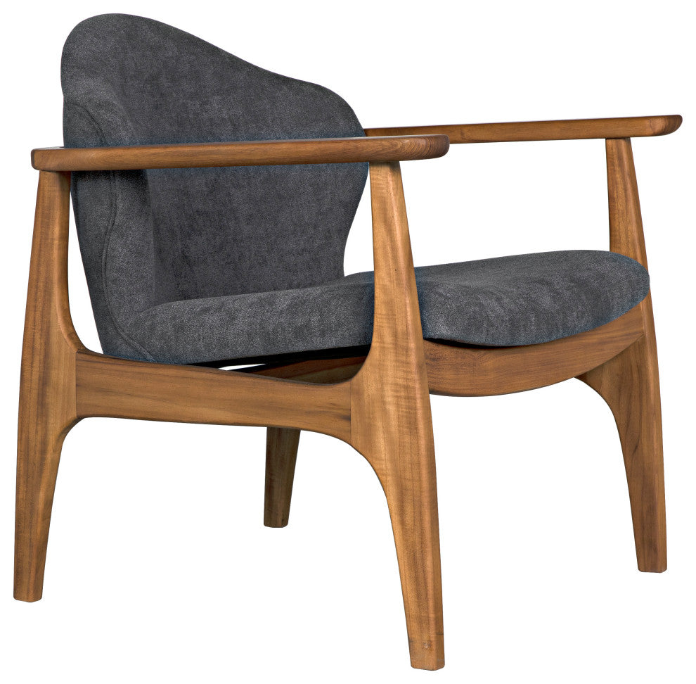 Vittorio Chair With Grey Fabric