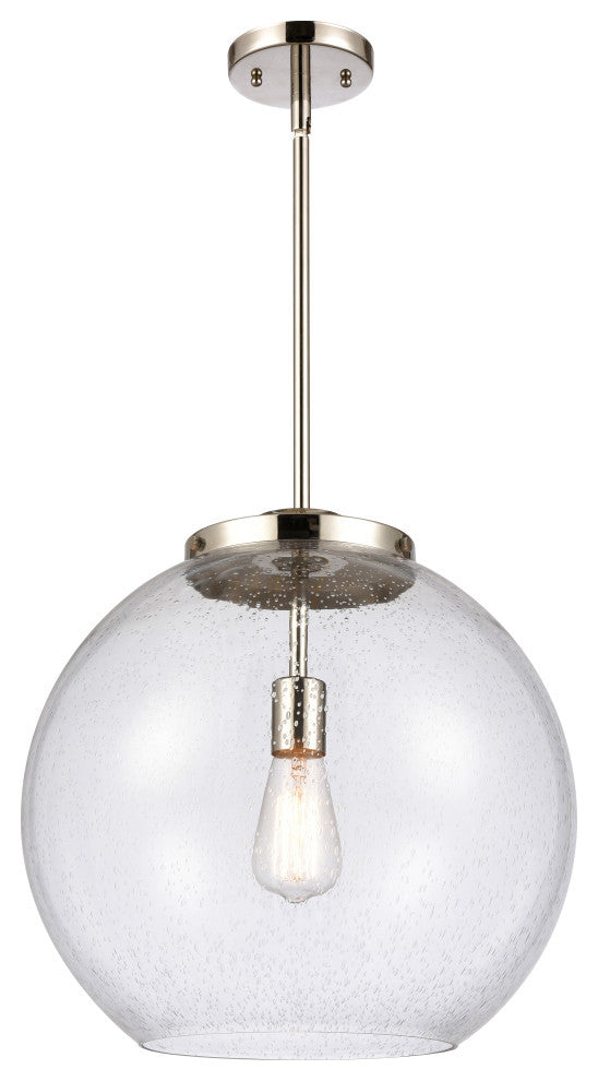 Athens Pendant, Polished Nickel, Seedy, Seedy