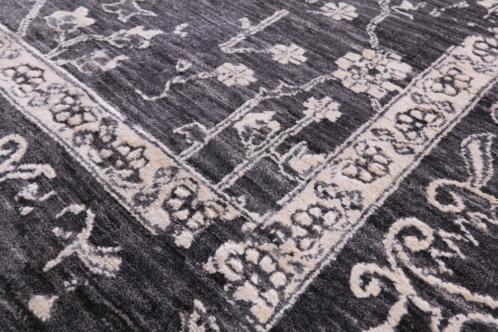 Wool and Silk Persian Handmade Rug 8' 1" X 10' 3" Q9116