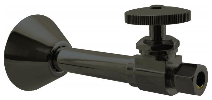 Straight Stop - 1/2" Copper Sweat X 3/8" Od Comp. In Oil Rubbed Bronze