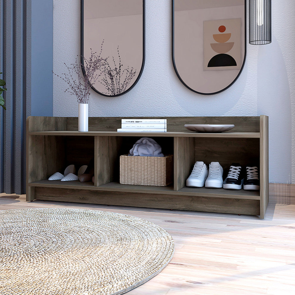 Holbrook Modern Wall Mounted Entry Bench by RST Brands, Acorn