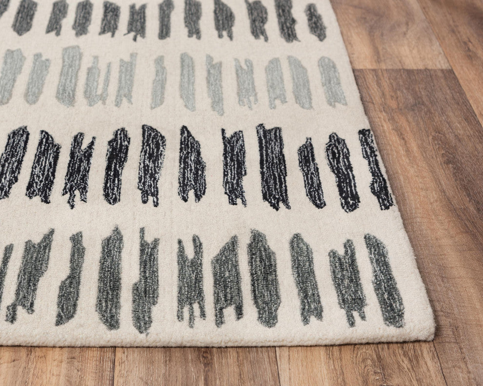 Rizzy Home Tetra Collection, 5' x 8' Rug
