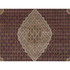 Mahogany Red Tabriz Mahi 175 KPSI Wool Hand Knotted Oriental Rug, 10'x13'10"