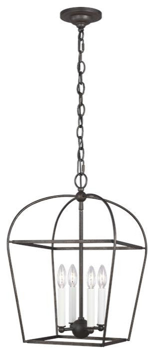 Generation Lighting, CC1084SMS, Small Lantern, Smith Steel